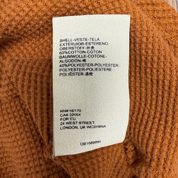 Women's MAEVE Eliza Henley Babydoll Thermal Tunic Gold- Size XS - Picture 8 of 8